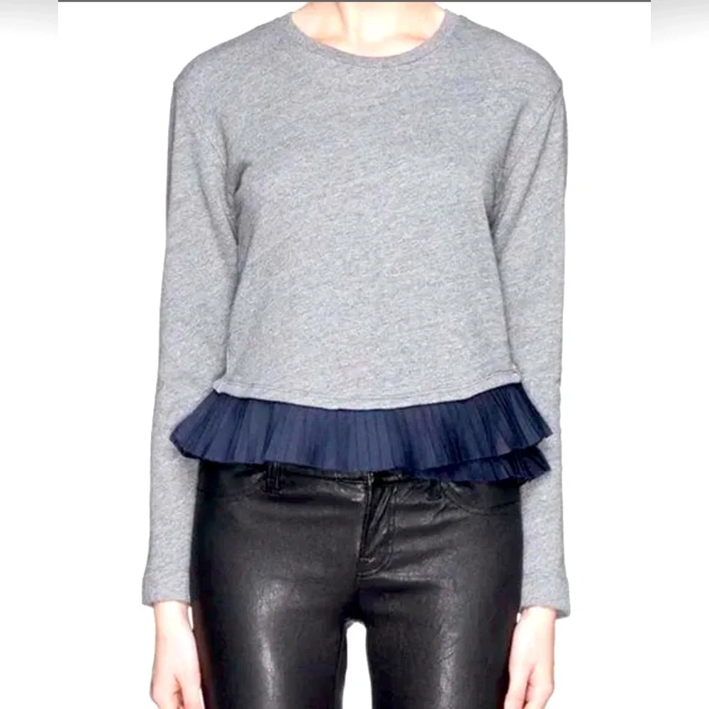 J. Crew ruffle hem pullover‎ sweater